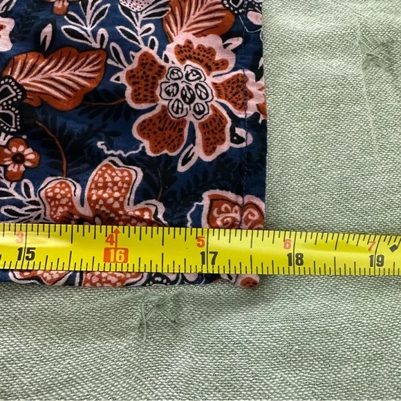 Anthropologie Sundry Floral Boho Cottagecore Button Down Long Sleeve Blouse S - Picture 8 of 8